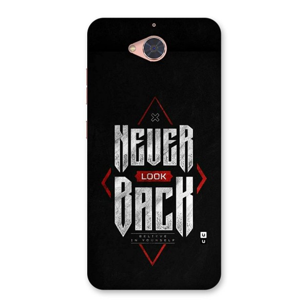 Never Look Back Diamond Back Case for Gionee S6 Pro