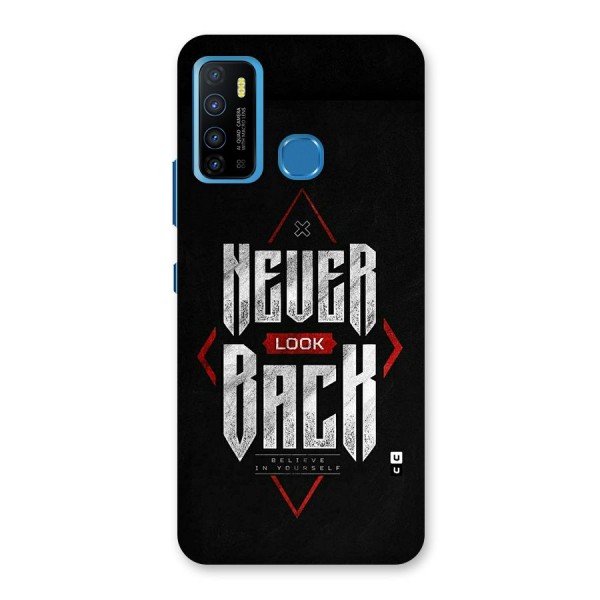 Never Look Back Diamond Back Case for Infinix Hot 9