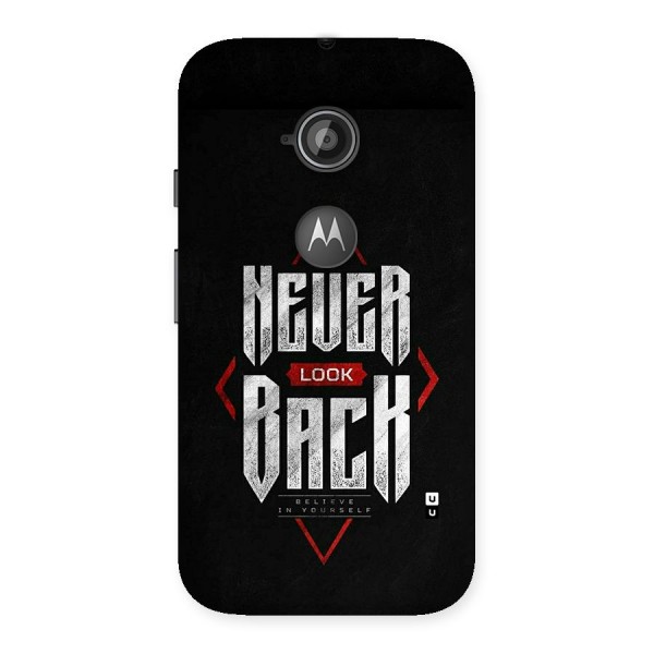 Never Look Back Diamond Back Case for Moto E 2nd Gen