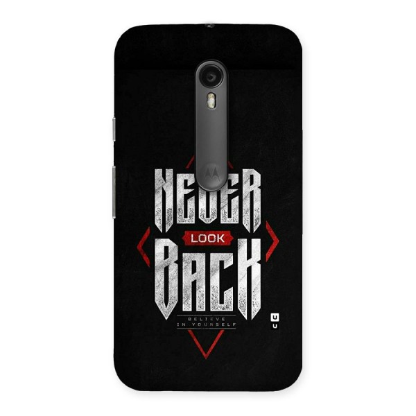 Never Look Back Diamond Back Case for Moto G3