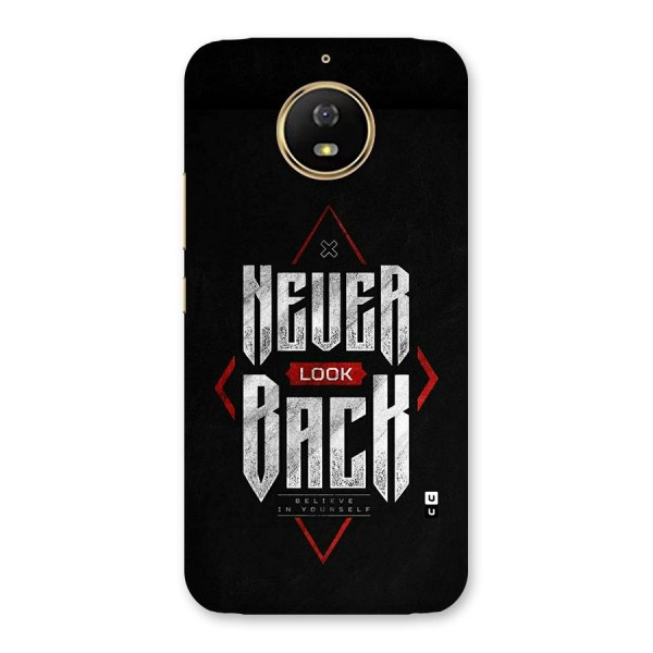 Never Look Back Diamond Back Case for Moto G5s