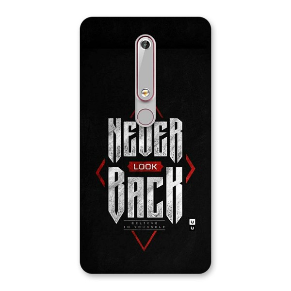 Never Look Back Diamond Back Case for Nokia 6.1
