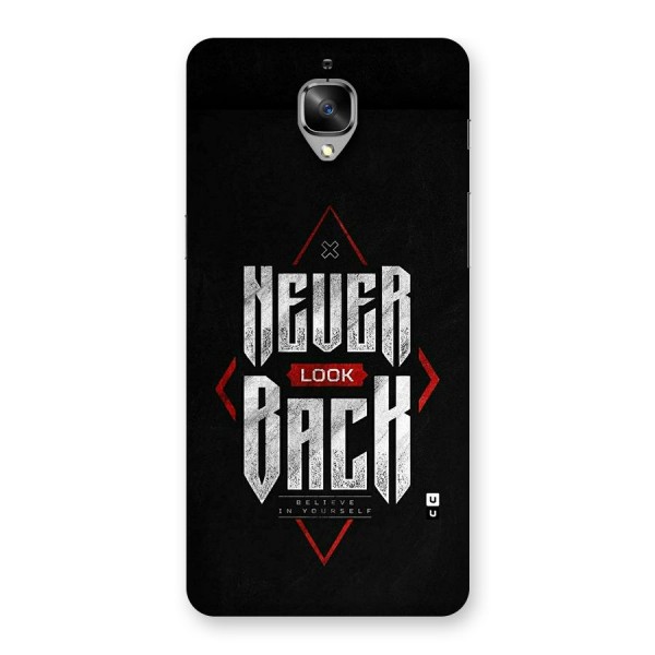 Never Look Back Diamond Back Case for OnePlus 3T