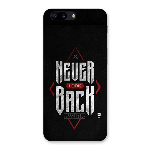 Never Look Back Diamond Back Case for OnePlus 5