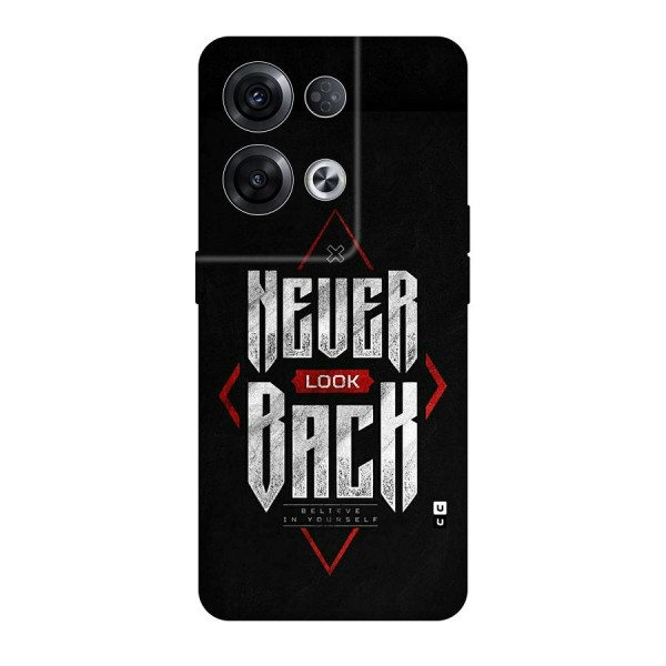 Never Look Back Diamond Back Case for Oppo Reno8 Pro 5G