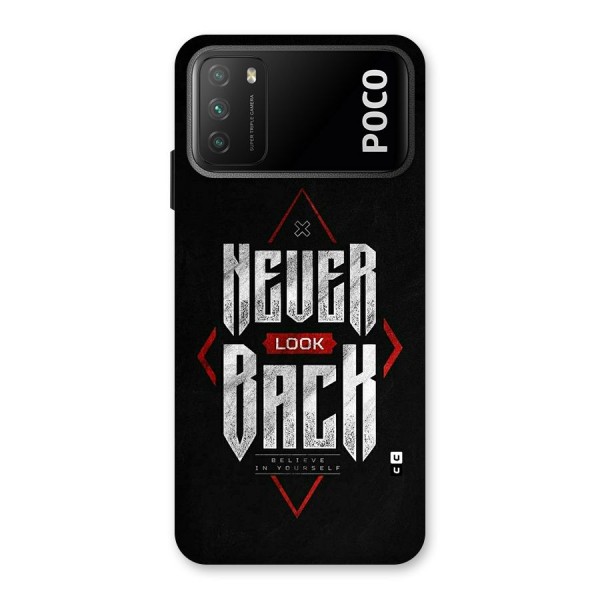 Never Look Back Diamond Back Case for Poco M3