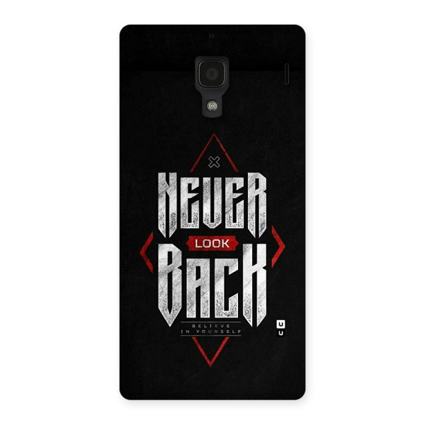 Never Look Back Diamond Back Case for Redmi 1s