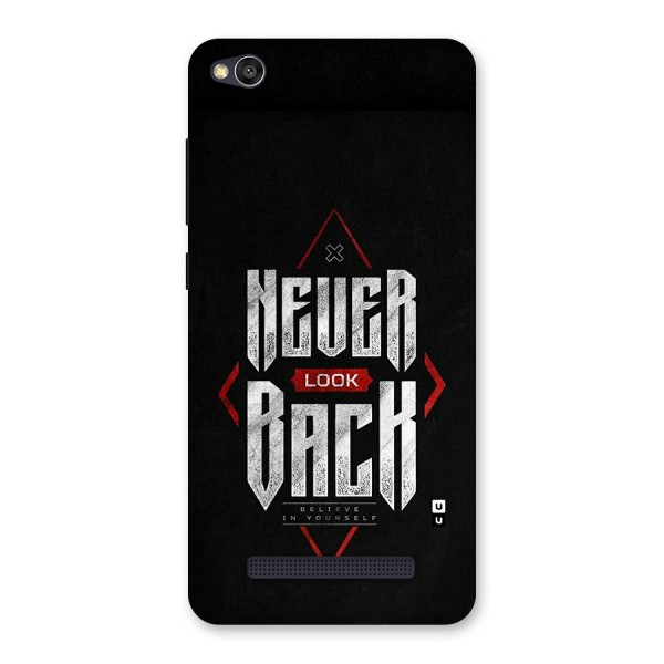 Never Look Back Diamond Back Case for Redmi 4A