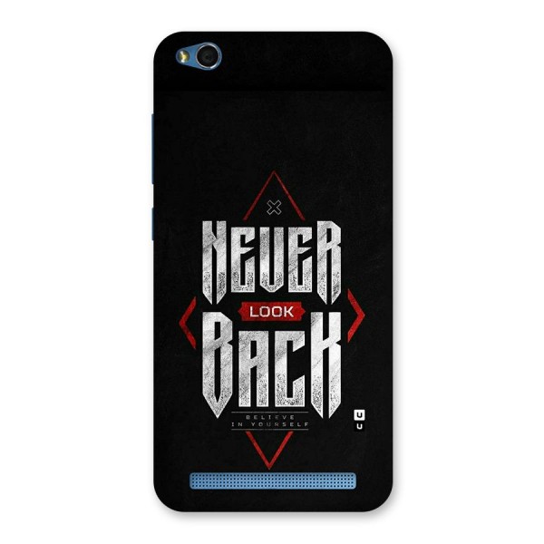 Never Look Back Diamond Back Case for Redmi 5A