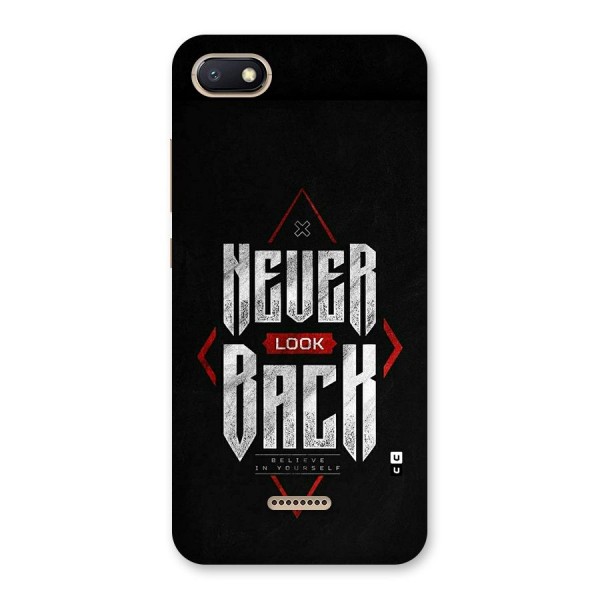 Never Look Back Diamond Back Case for Redmi 6A