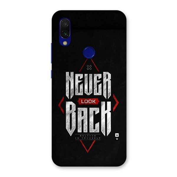 Never Look Back Diamond Back Case for Redmi 7