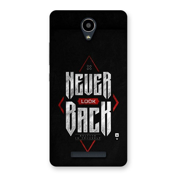Never Look Back Diamond Back Case for Redmi Note 2