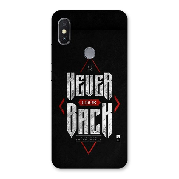 Never Look Back Diamond Back Case for Redmi Y2