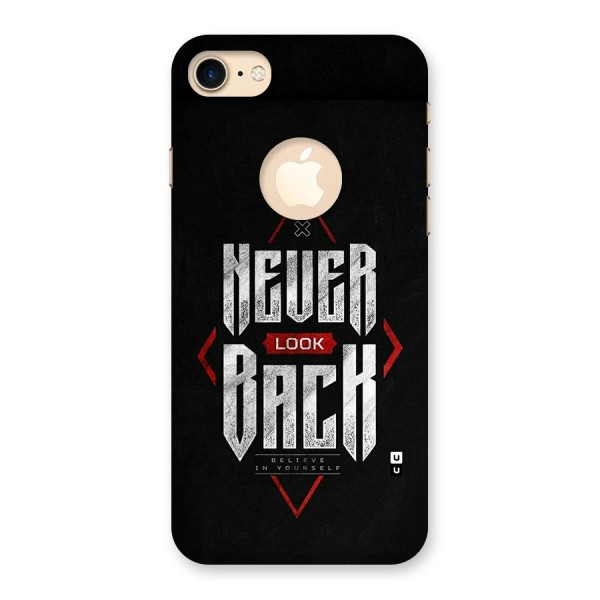 Never Look Back Diamond Back Case for iPhone 7 Logo Cut