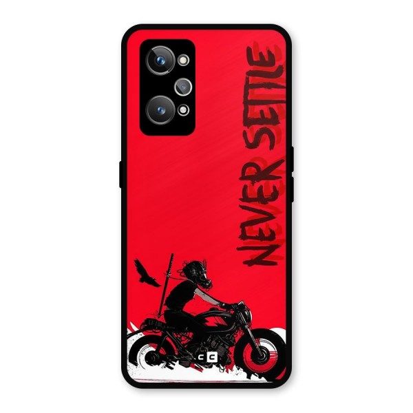 Never Settle Ride Metal Back Case for Realme GT Neo2