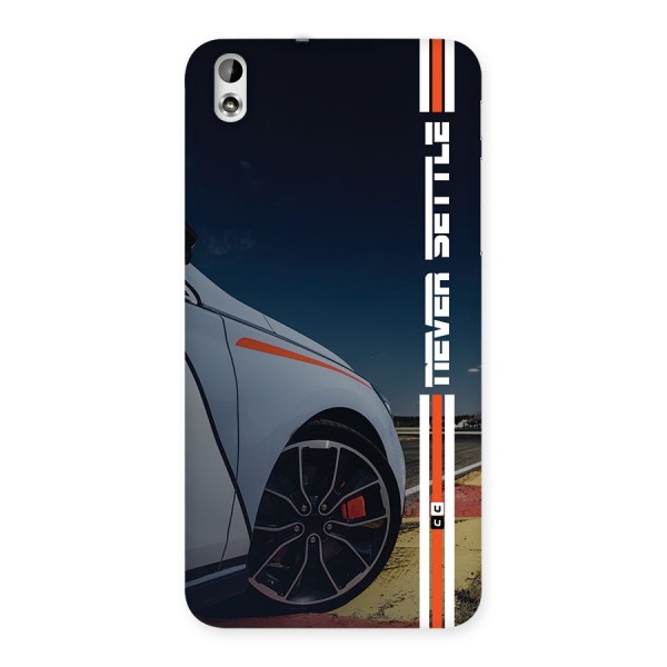 Never Settle SuperCar Back Case for Desire 816