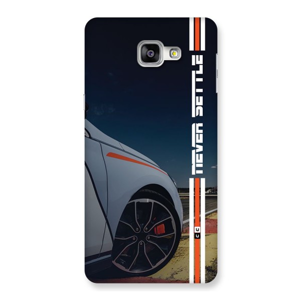 Never Settle SuperCar Back Case for Galaxy A9
