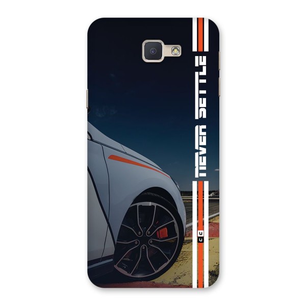 Never Settle SuperCar Back Case for Galaxy J5 Prime