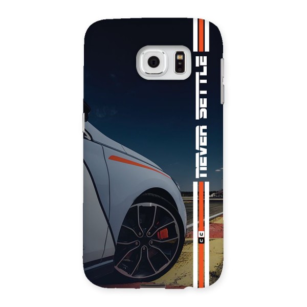 Never Settle SuperCar Back Case for Galaxy S6