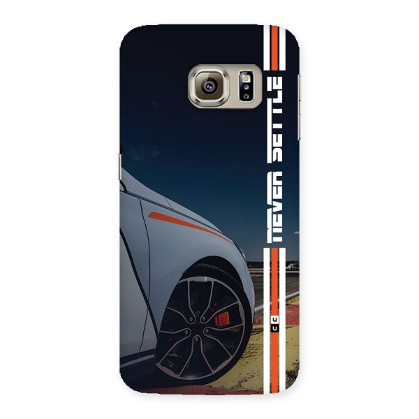 Never Settle SuperCar Back Case for Galaxy S6 edge