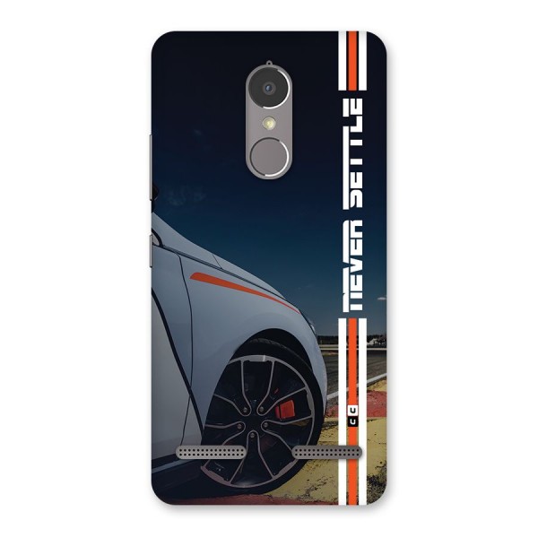 Never Settle SuperCar Back Case for Lenovo K6