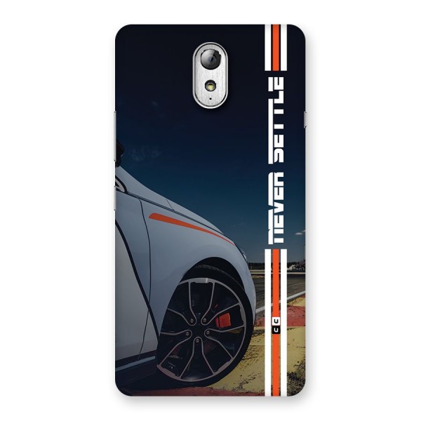 Never Settle SuperCar Back Case for Lenovo Vibe P1M