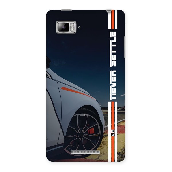 Never Settle SuperCar Back Case for Lenovo Vibe Z K910