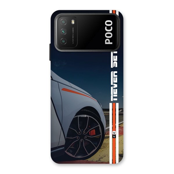 Never Settle SuperCar Back Case for Poco M3