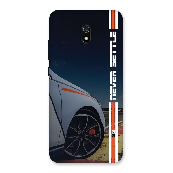 Never Settle SuperCar Back Case for Redmi 8A