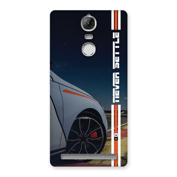 Never Settle SuperCar Back Case for Vibe K5 Note