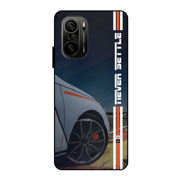 Never Settle SuperCar Metal Back Case for Mi 11X Pro