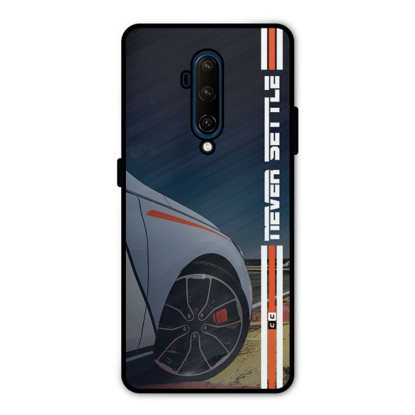 Never Settle SuperCar Metal Back Case for OnePlus 7T Pro
