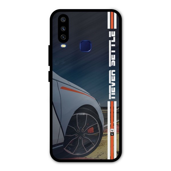 Never Settle SuperCar Metal Back Case for Vivo V17