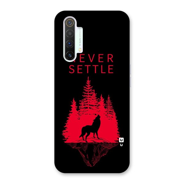 Never Settle Wolf Back Case for Realme X3