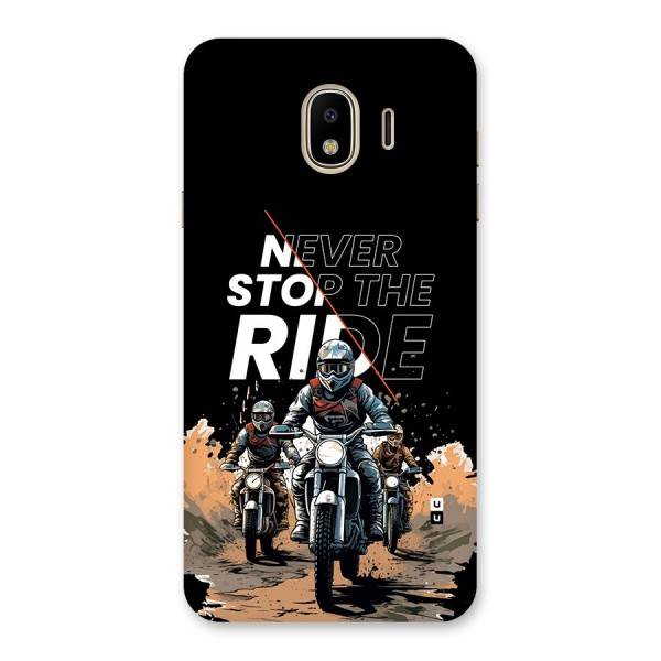 Never Stop ride Back Case for Galaxy J4