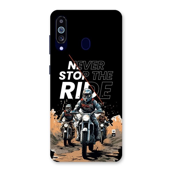 Never Stop ride Back Case for Galaxy M40