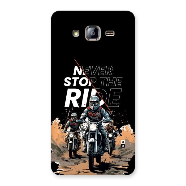 Never Stop ride Back Case for Galaxy On5