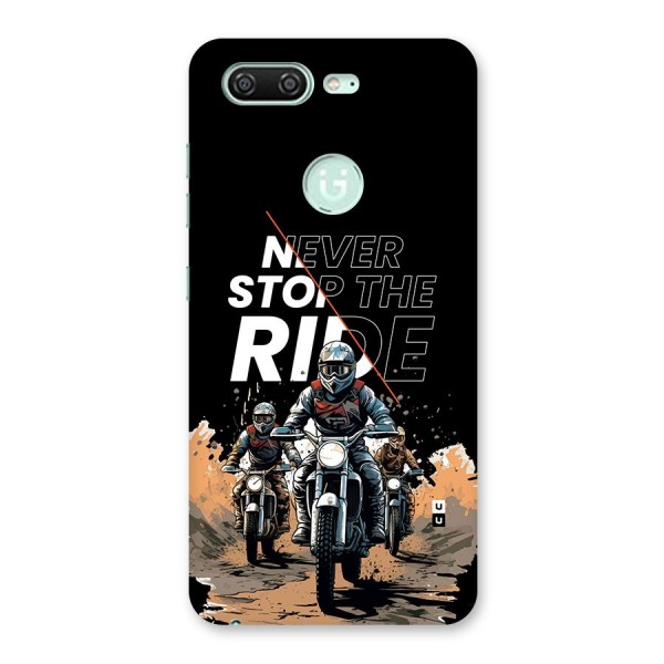 Never Stop ride Back Case for Gionee S10