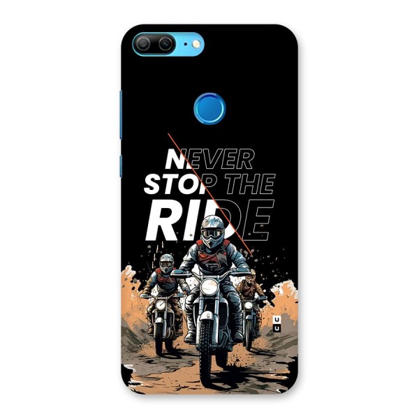 Never Stop ride Back Case for Honor 9 Lite