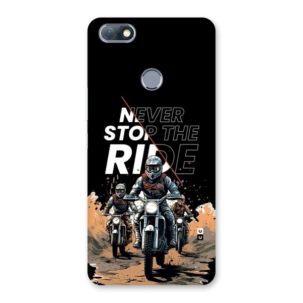 Never Stop ride Back Case for Infinix Note 5