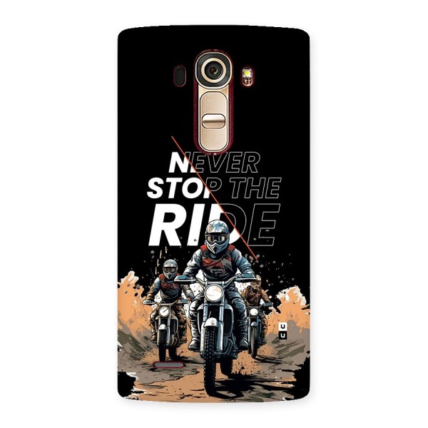 Never Stop ride Back Case for LG G4