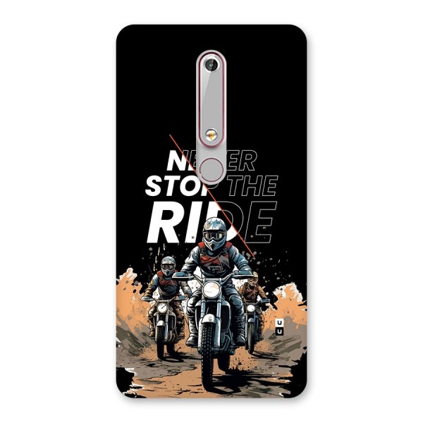 Never Stop ride Back Case for Nokia 6.1