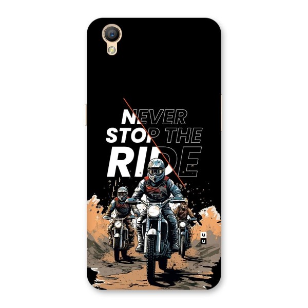 Never Stop ride Back Case for Oppo A37