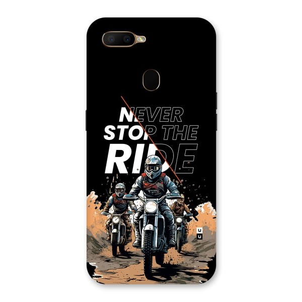 Never Stop ride Back Case for Oppo A5s
