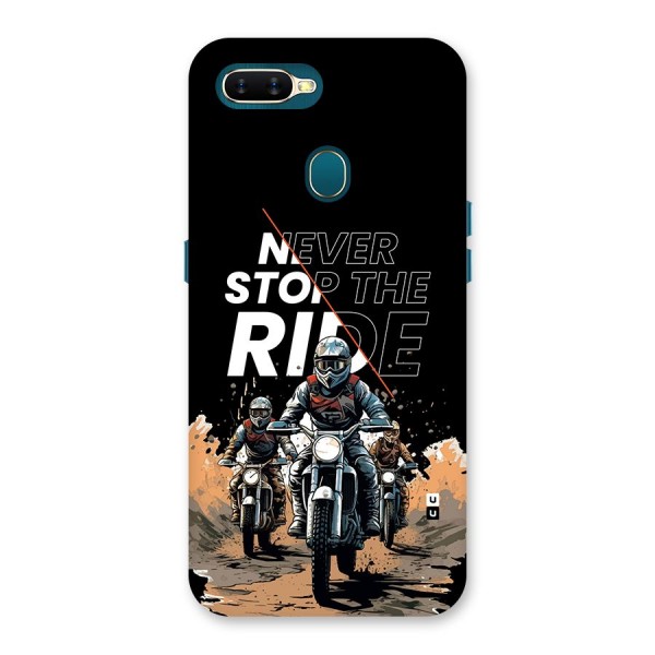 Never Stop ride Back Case for Oppo A7