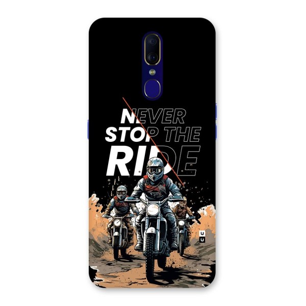 Never Stop ride Back Case for Oppo A9