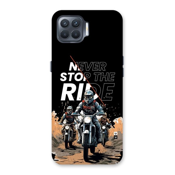 Never Stop ride Back Case for Oppo F17 Pro