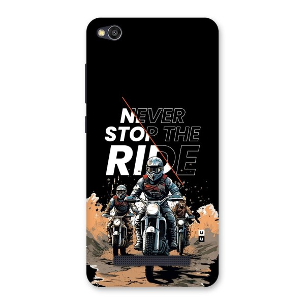 Never Stop ride Back Case for Redmi 4A