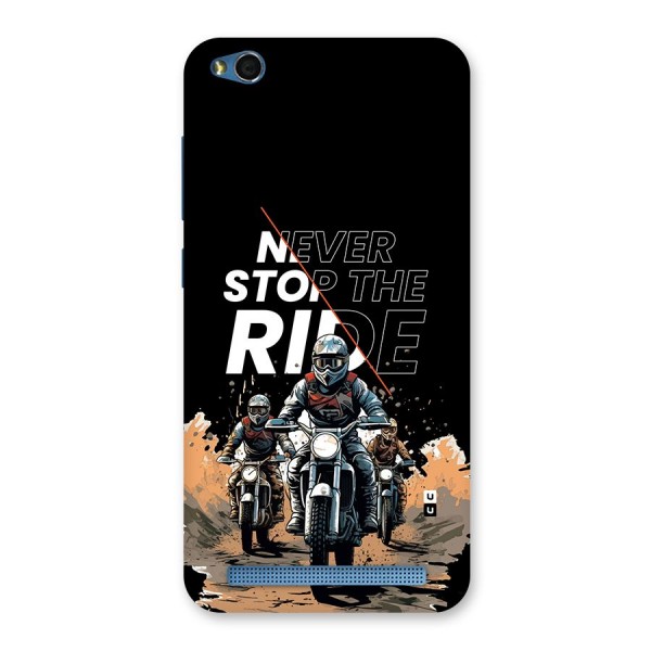 Never Stop ride Back Case for Redmi 5A