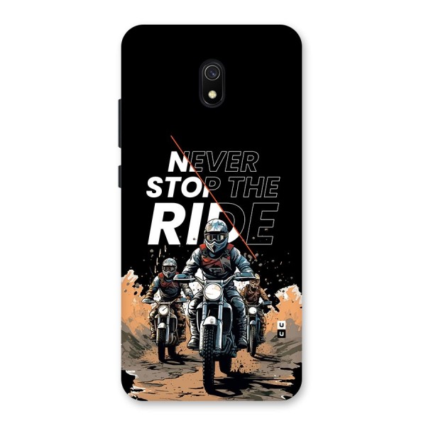 Never Stop ride Back Case for Redmi 8A